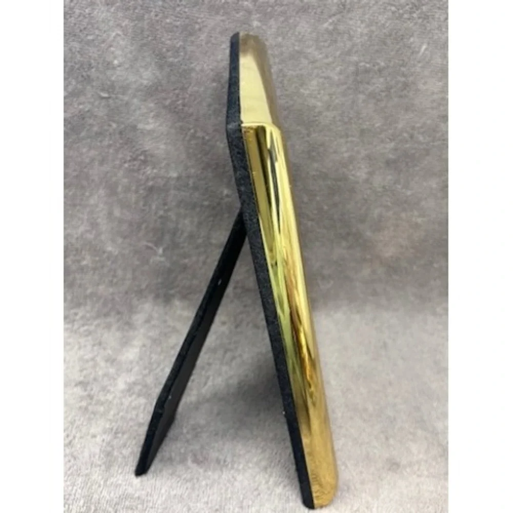 Vintage Gold Tone 5x7 Picture Frame Desk Tabletop Easel Display Home Decor